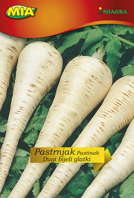Pesar Bijeli Povrtna vrećica MIA – Pastrnjak Dugi bijeli glatki @ 6g – Miagra